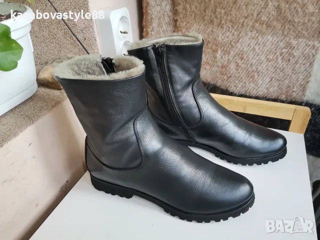 Дамски боти Естествена кожа 37 н. , снимка 12 - Дамски боти - 56661580
