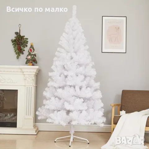 Коледна елха снежно бяла или зелена, снимка 2 - Декорация за дома - 56570759