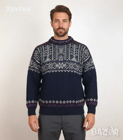 Dale of Norway Trondheim Sweater - Оригинален мъжки пуловер размер M / L