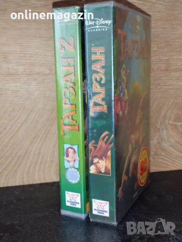 Видеокасети " Тарзан & Тарзан 2 " VHS, снимка 3 - Анимации - 56680705