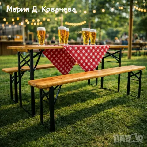 Маса с пейки за пикник
