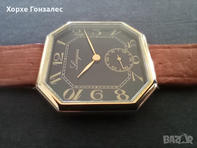 Longines Octagon 1970' Goldplated, 30mm, снимка 5 - Дамски - 56721317