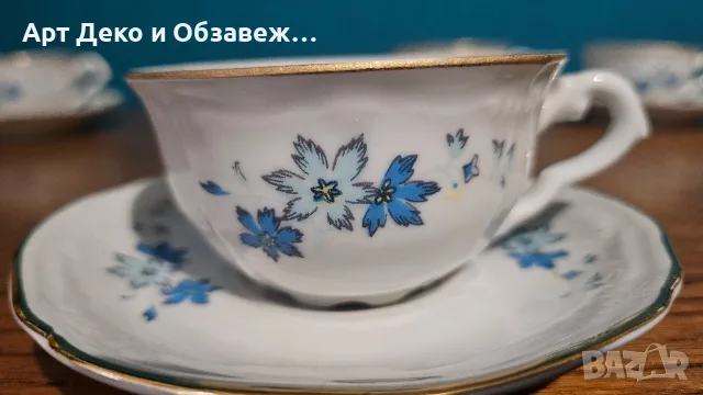 Стар БГ сет за кафе, снимка 8 - Прибори за хранене, готвене и сервиране - 56594753