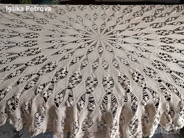 Покривка за кръгла маса , снимка 9 - Покривки за маси - 56558824