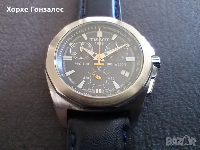 Tissot PRC 100 Chronograph, 36mm, снимка 2 - Мъжки - 56719469