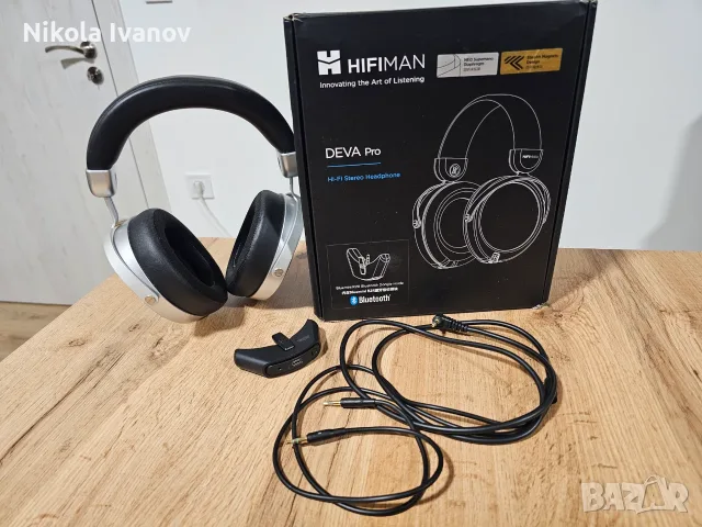 Слушалки HIFIMAN DEVA Pro | Planar Magnetic / Bluemini R2R Bluetooth / LDAC / HiFi / Wireless