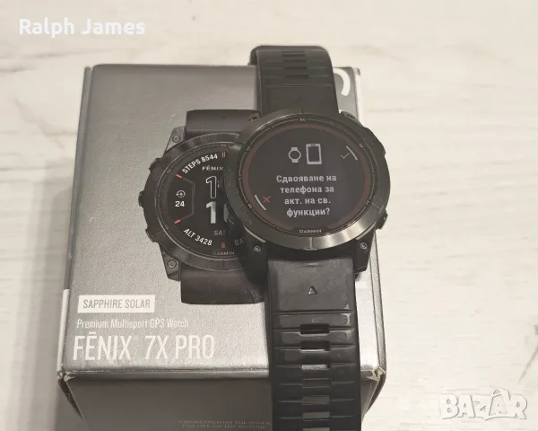 Garmin Fenix 7X Pro 51mm Sapphire Solar Edition, снимка 5 - Смарт часовници - 56583844