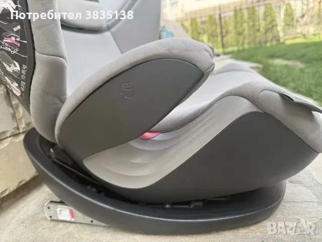 CYBEX Pallas S FIX Manhattan Grey с Isofix, снимка 3 - Столчета за кола и колело - 56723608