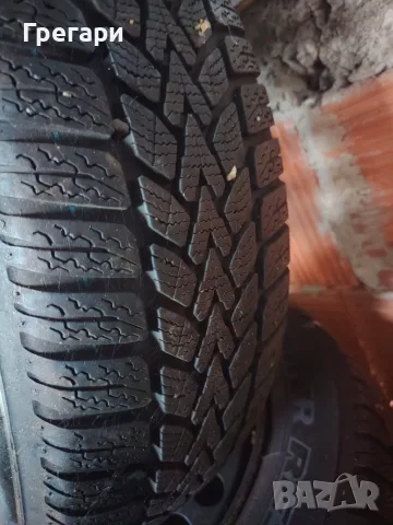 Продавам джанти с гуми за Volkswagen SKODA SEAT на марката Dunlop WinterRespose 2, 195/65R15, DOT: 4