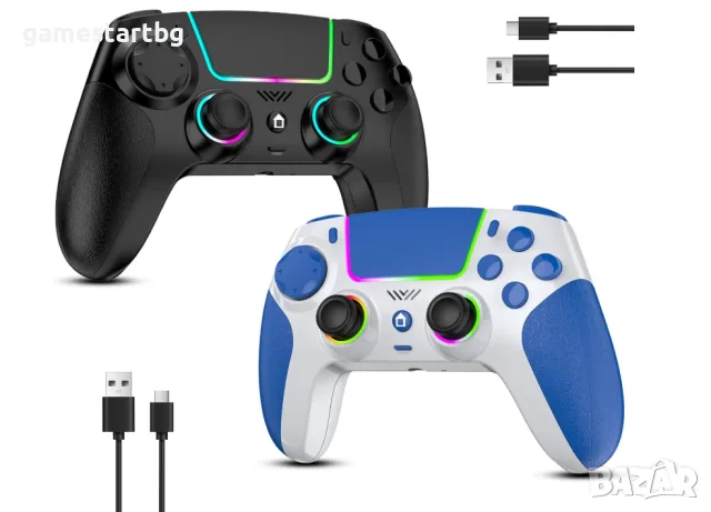 2 безжични контролера за PS4/PS3/PC