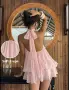 shein розова рокля, снимка 2