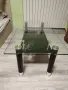 Стъклена холна маса на 2 нива, снимка 2