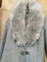 Дамско палто с пухкава яка,ХЛ, снимка 2