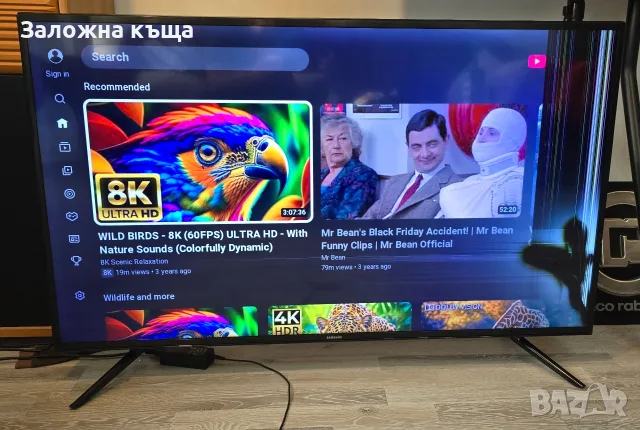 Smart TV Samsung 48" с дефект, снимка 3 - Телевизори - 56706728