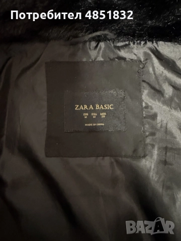 Дамско яке зимно ZARA, снимка 3 - Якета - 56648307
