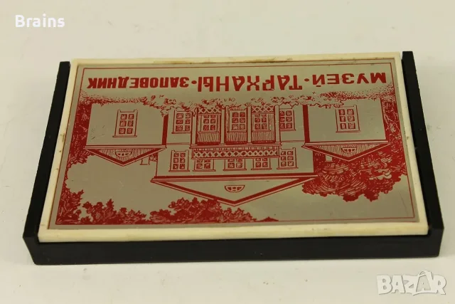 1970'с Стара Руска Табакера ТАРХАНИ Музей, снимка 4 - Антикварни и старинни предмети - 56607970