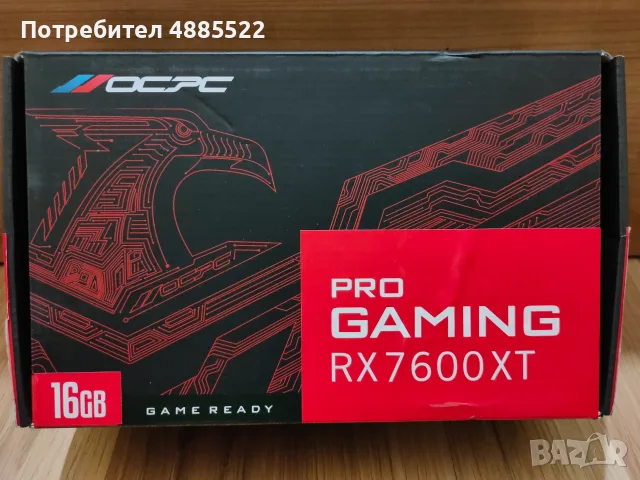 Нова видеокарта OCPC Radeon RX 7600 XT 16GB  с гаранцияGDDR6