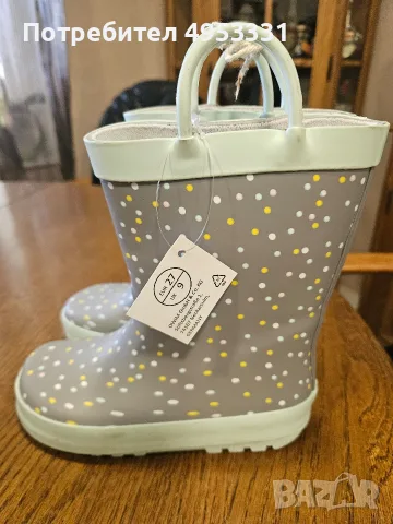 ЧИСТО НОВИ детски гумени ботуши Lupilu, размер 27