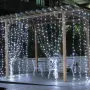 Коледна завеса от лампички, снимка 2