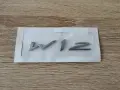 сребриста емблема W12 за Bentley, снимка 1