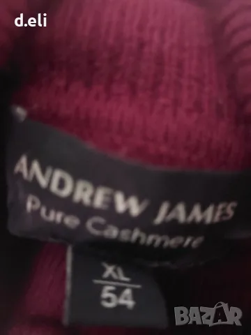 ANDREW JAMES Size XL 100% Кашмир , снимка 5 - Пуловери - 56611518