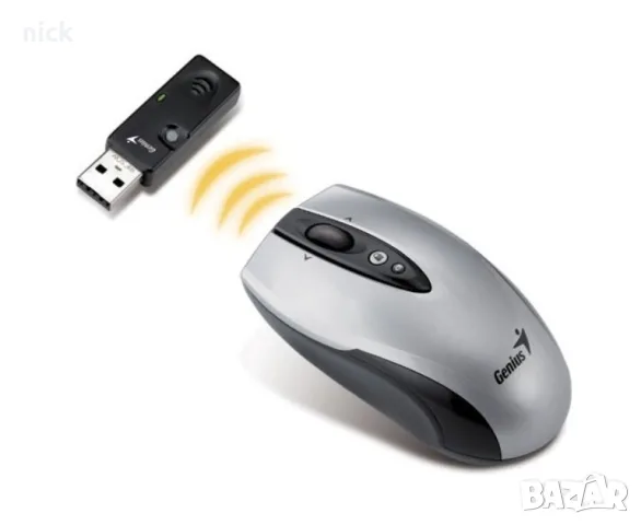 Безжична лазерна мишка GENIUS NAVIGATOR 805 GUARD USB, снимка 2 - Клавиатури и мишки - 56569488
