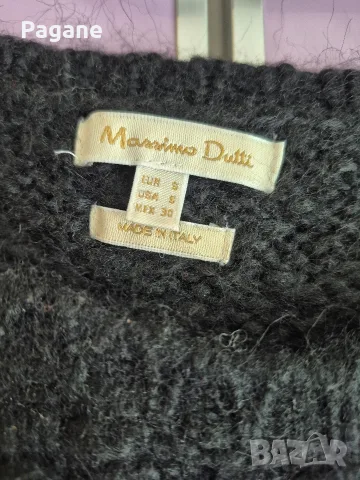Massimo Dutti плетена блузка къс ръкав S, снимка 5 - Блузи с дълъг ръкав и пуловери - 56701047