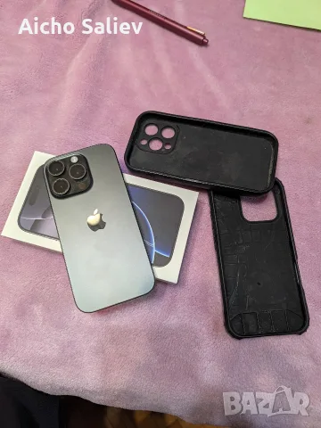 Iphone -16 Pro Black Titanium-256gb, снимка 7 - Apple iPhone - 56556173