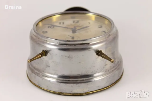 JUNGHANS Немски Будилник Работещ 1930's, снимка 8 - Антикварни и старинни предмети - 56603828