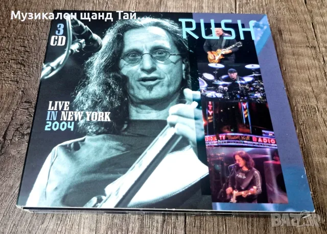 Компакт Дискове - Рок - Метъл: Rush - Live In New York 2004 - 3 CD Digipack - Unofficial Bootleg