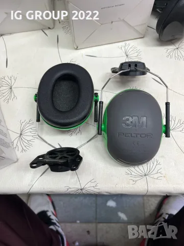 3M PELTOR X1P3 / X1P3E — професионални антифони за монтаж на предпазна каска
