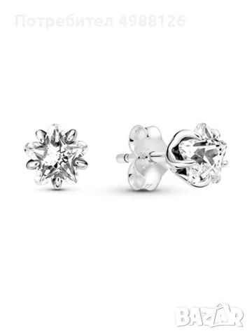 Pandora Обеци Мисля за теб, снимка 3 - Обеци - 56629177