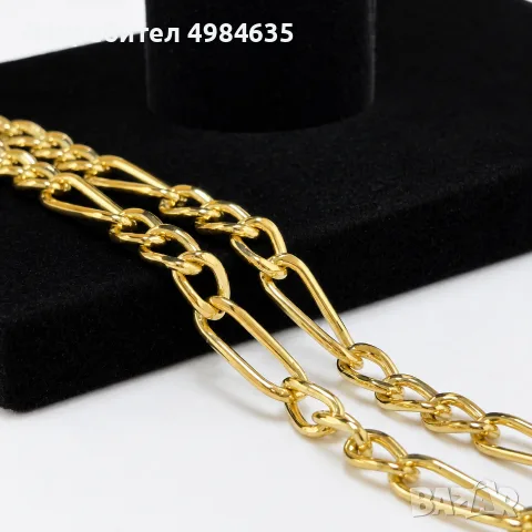 Златен синджир (Cartier плетка), снимка 4 - Гривни - 56583015