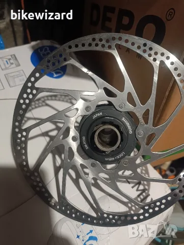 Предна главина Shimano HB-M800 + диск  203 мм. 
