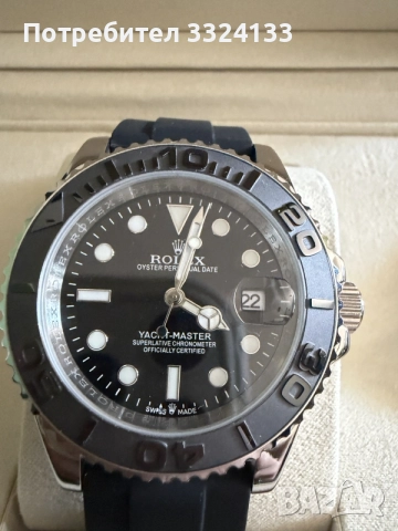 Rolex Yacht-Master 40mm Black
Ceramic Dial, снимка 2 - Мъжки - 55608753