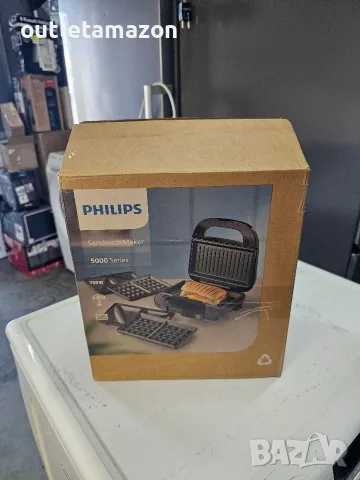 Тостер Philips Sandwichmaker 5000, снимка 6 - Тостери - 56577405