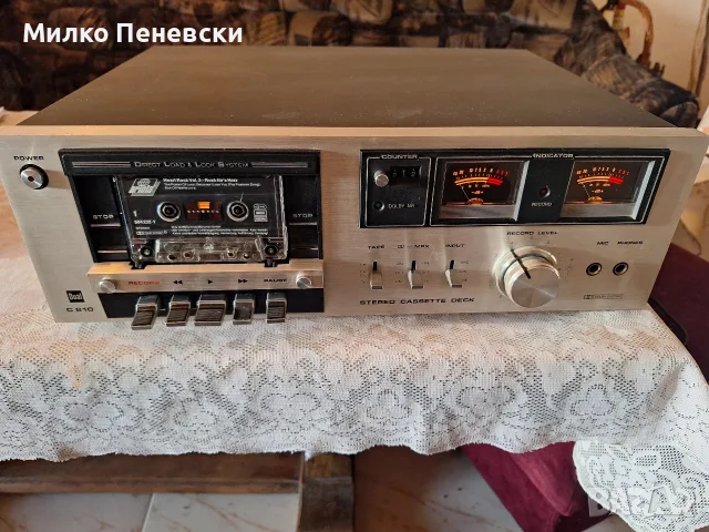 DUAL C 810 STEREO CASSETTE DECK.