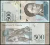⭐ Венецуела 2017 500 боливара UNC нова ⭐ , снимка 1