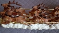 Дядо Коледа с шайна и елени, снимка 3