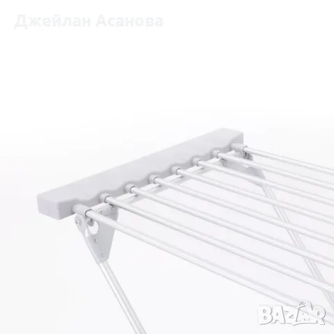 Електрическа сушилня за дрехи 120W с 8 нагревателни тръби, термостат и сгъваем дизайн – до 10 кг