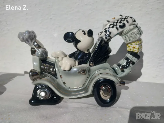 Automobile Mickey - разкошен рядък чайник на Cardew и Дисни