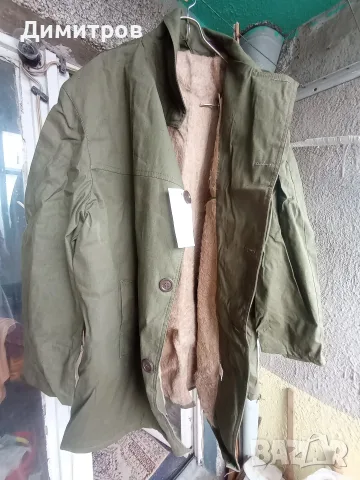 Чисто ново яке брезент от соца
