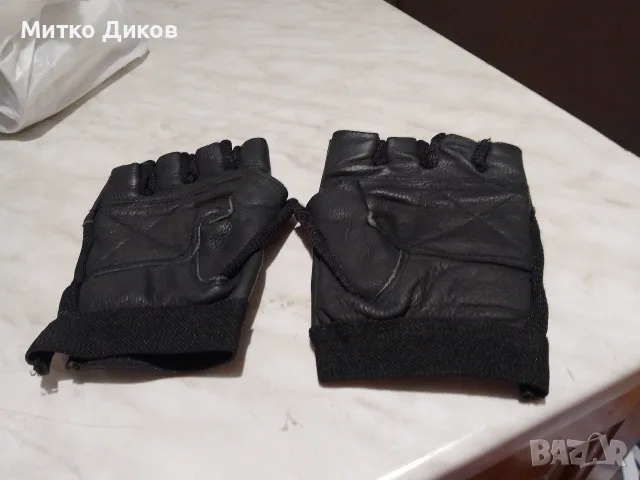 Ръкавици без пръсти естествена кожа нови  колоездачни и за друго размер М Маде ин Пакистан