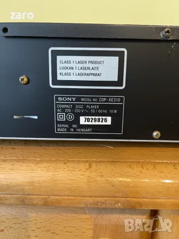 Компакт диск плеър Sony CDP-XE310, снимка 9 - Аудиосистеми - 56644956