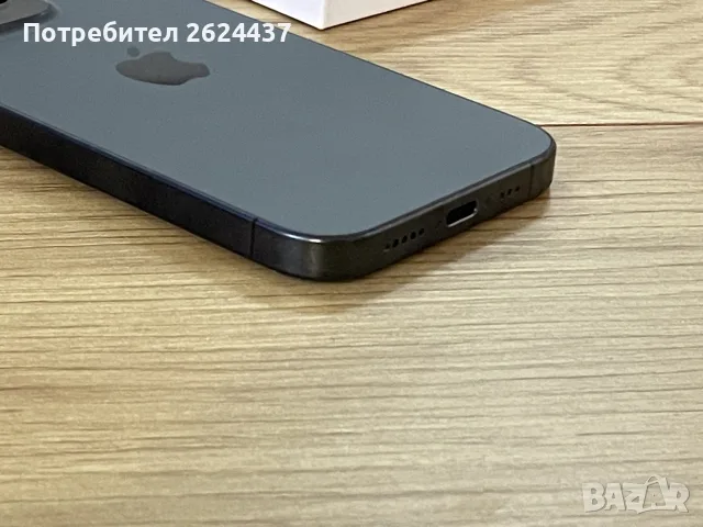 Бартер като нов iPhone 15 pro 256gb black 88%, снимка 2 - Apple iPhone - 56575549
