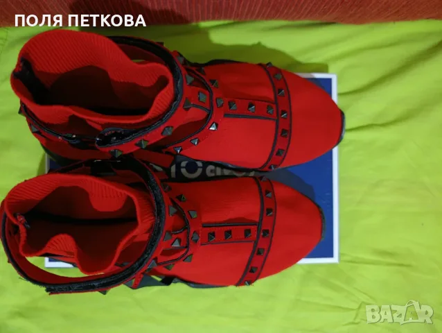 Червени маратонки , снимка 7 - Маратонки - 56647710