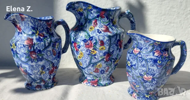 3 винтидж кани Ringtons, Maling Ware и Sadler, снимка 2 - Винтидж декорации за дома - 56746099