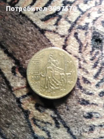 Продавам 50 евро цента Франция 2001, снимка 2 - Нумизматика и бонистика - 56561439