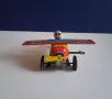 Стара Ламаринена Играчка Самолетче CIRCUS от Соца, снимка 7
