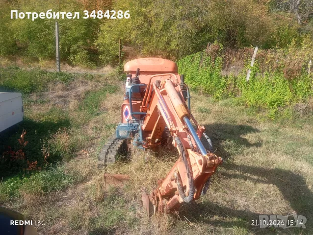 мини багер 1.7т с 3 кофи, снимка 4 - Индустриална техника - 56597104
